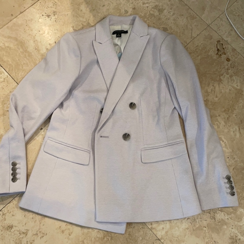 Brand new Ann Taylor lilac and white blazer